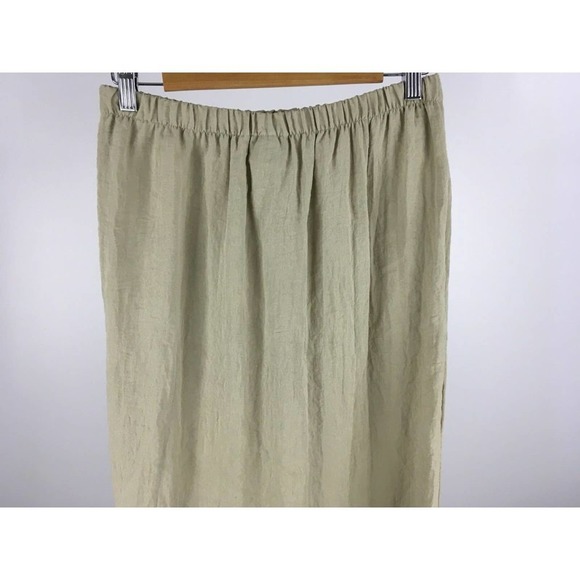Habitat Clothes to Live In Womens Skirt Flared Bottom Maxi Beige Size M - Picture 7 of 11